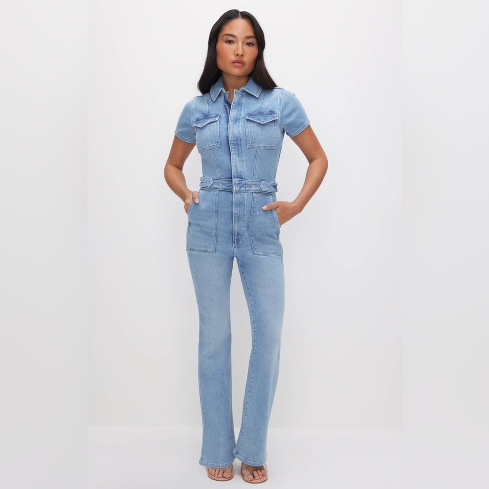 PETITE FIT FOR SUCCESS BOOTCUT JUMPSUIT Size M (2)